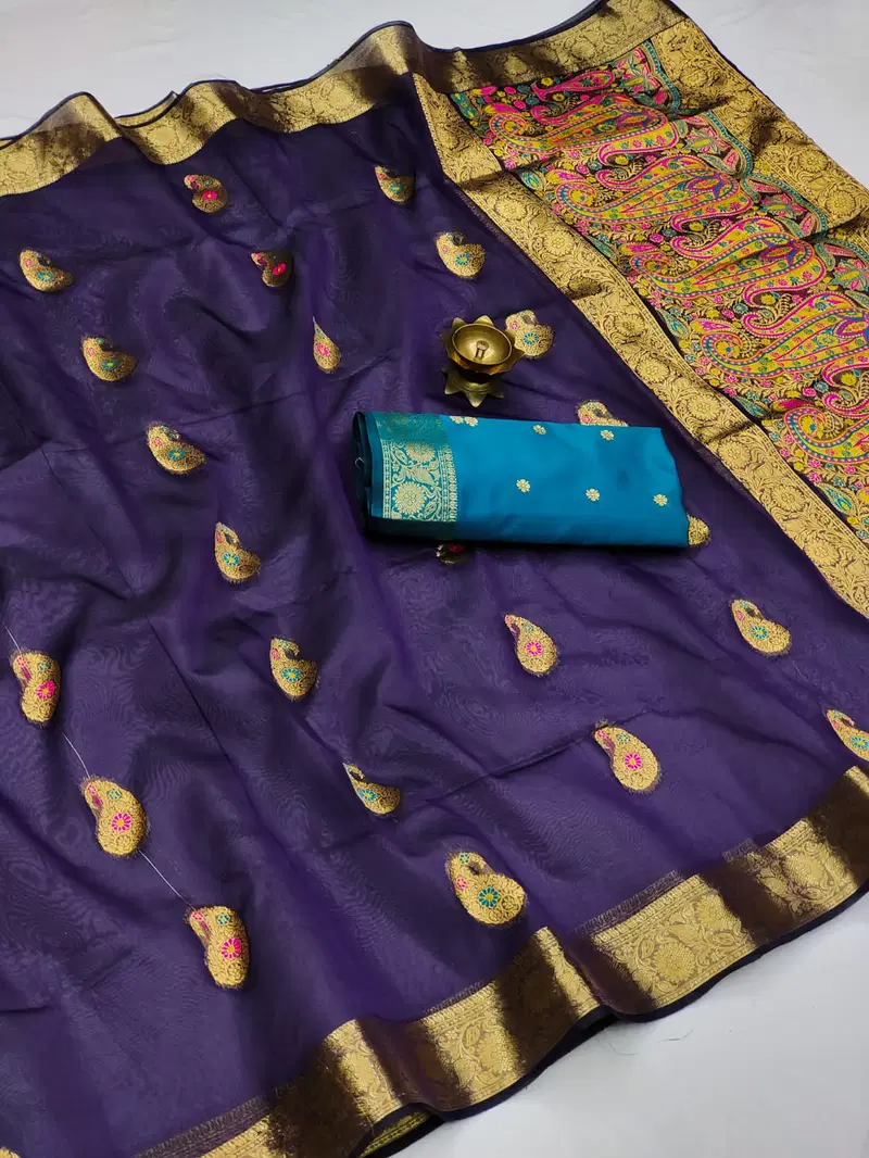 Meera 69 Heavy Festive Wear Pure Organza Designer Saree Collection
